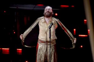 Jovanotti sul palco di Sanremo