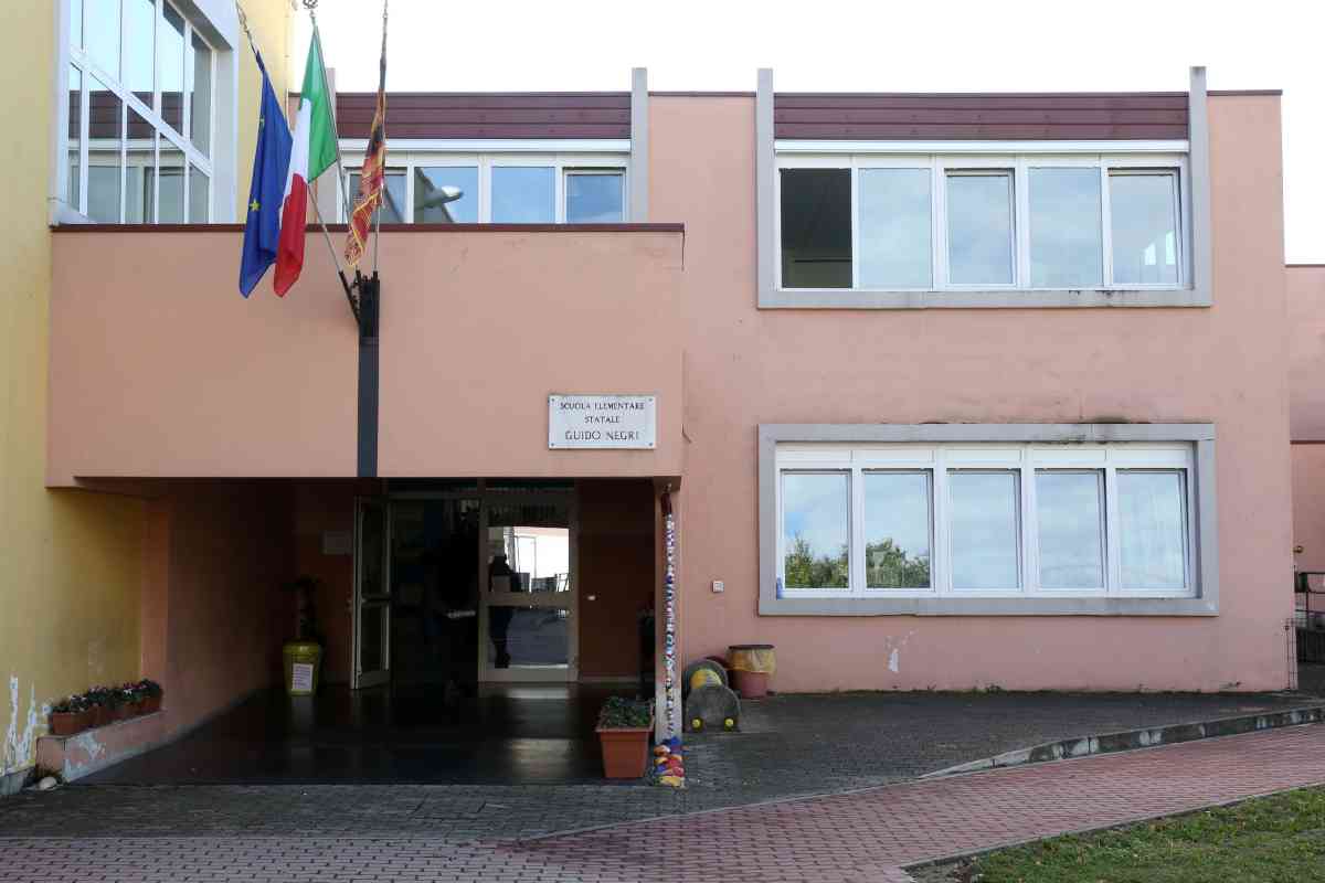 Facciata esterna di una scuola