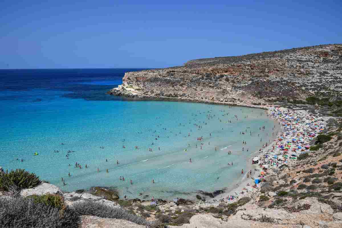 Spiaggia dei conigli a Lampedusa