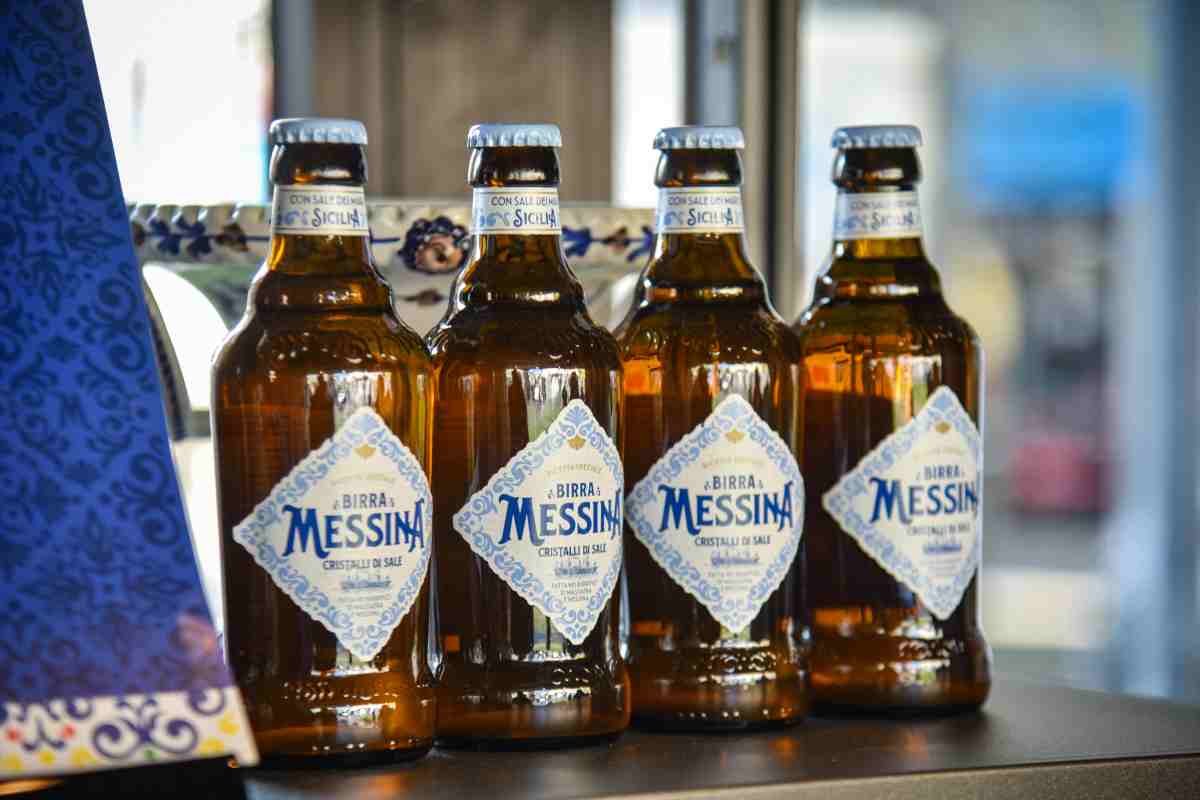 Bottiglie di Birra Messina