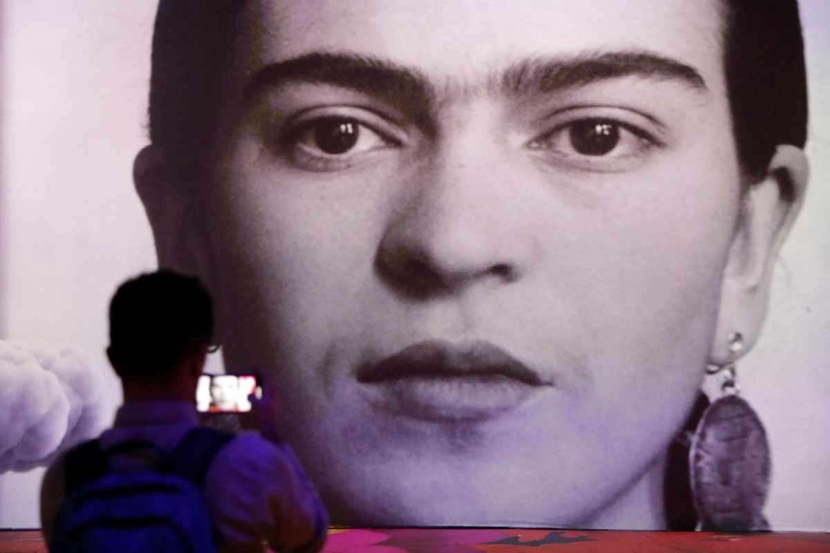 Frida Kahlo in una foto