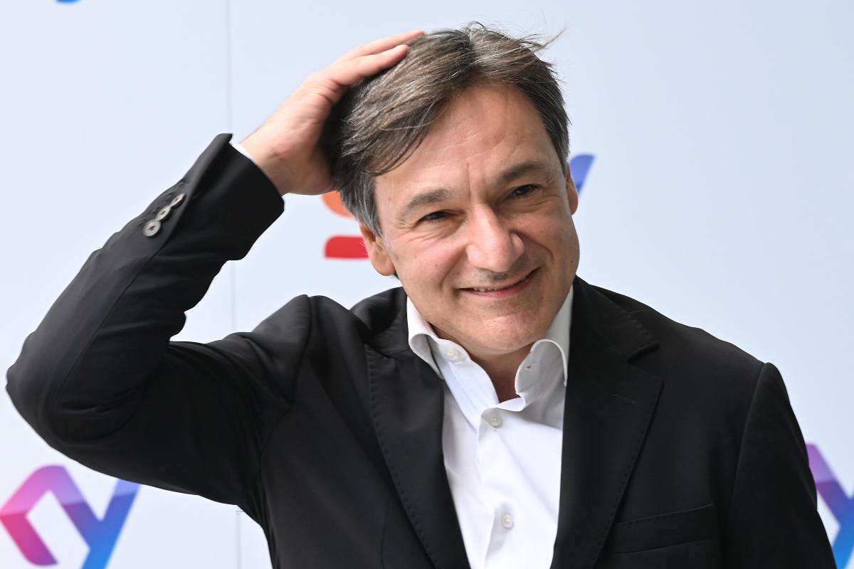 Fabio Caressa in primo piano