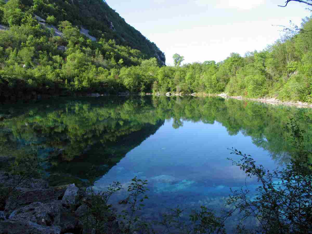 Vista del Lago di Cornino