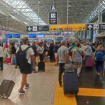 Passeggeri in aeroporto