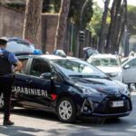 un posto di blocco dei Carabinieri
