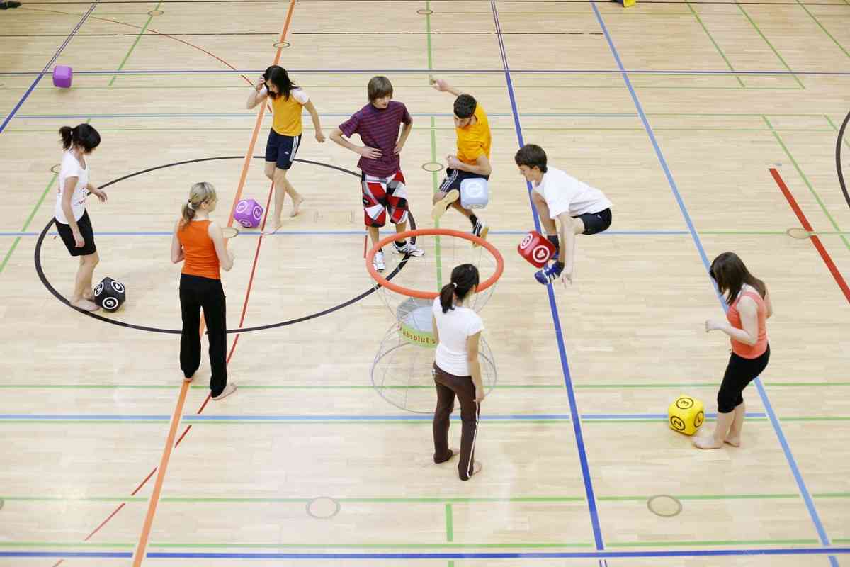 ragazzi in palestra