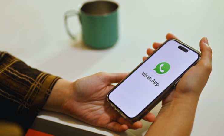 smartphone in mano