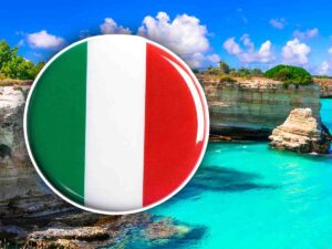 Spiaggia e simbolo italiano