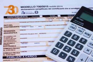 calcolatrice e modello