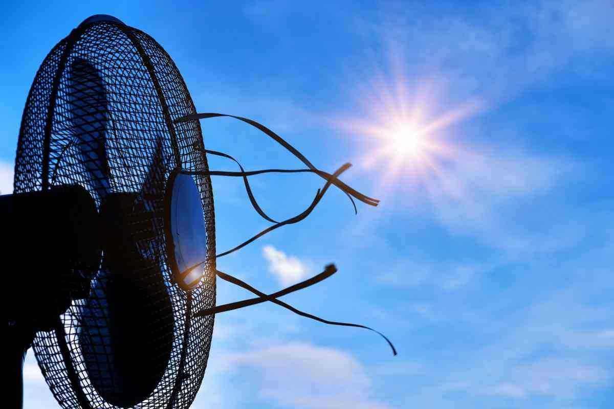 Sole e ventilatore