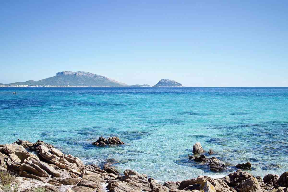 Vista panoramica in Sardegna
