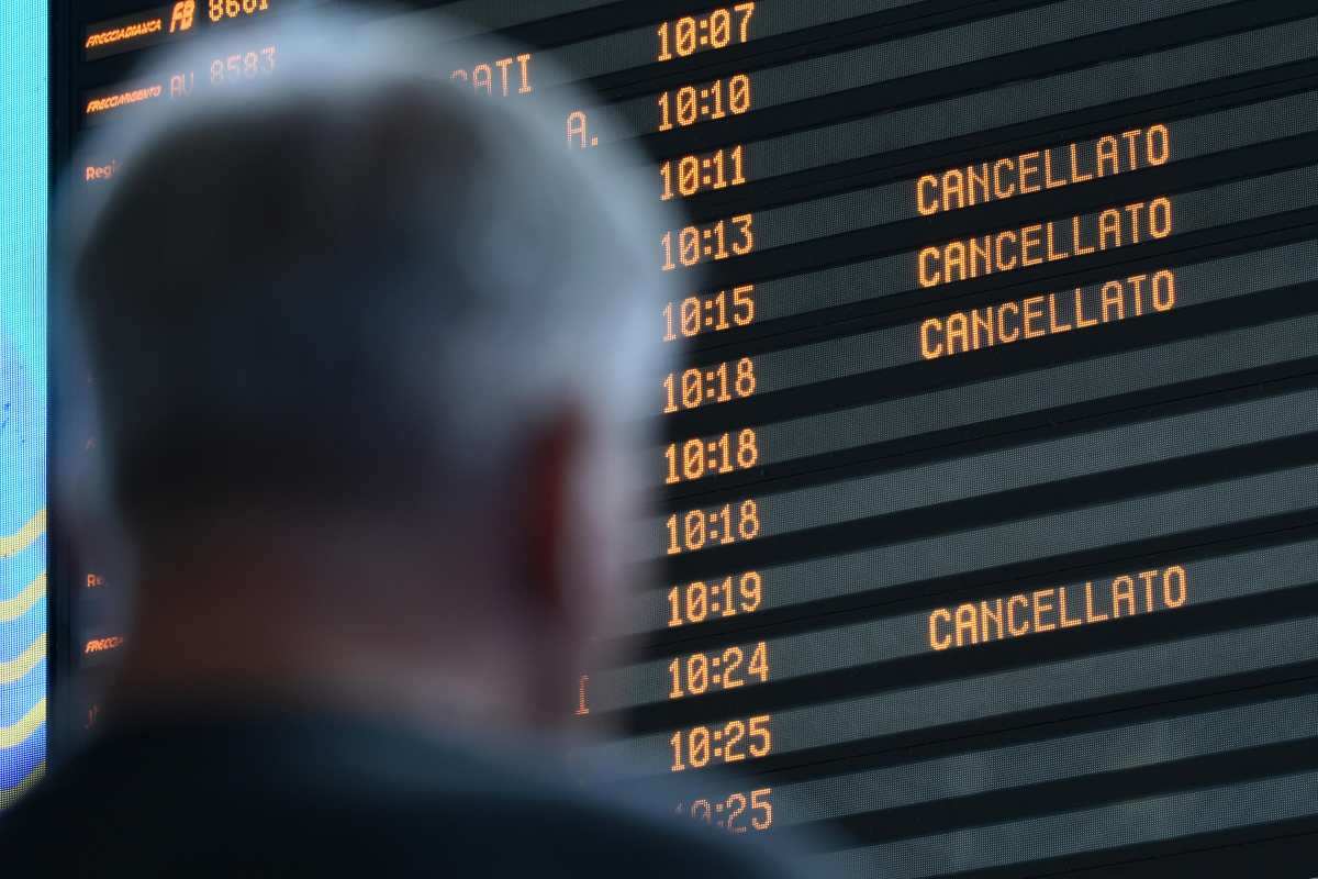 Sciopero dei treni