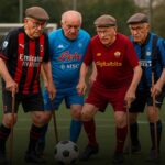 Anziani con la maglia di Milan, Napoli, Roma e Inter