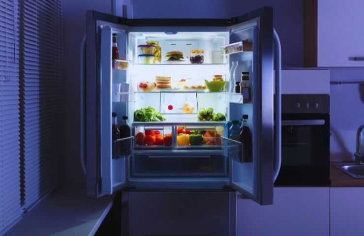 frigo aperto