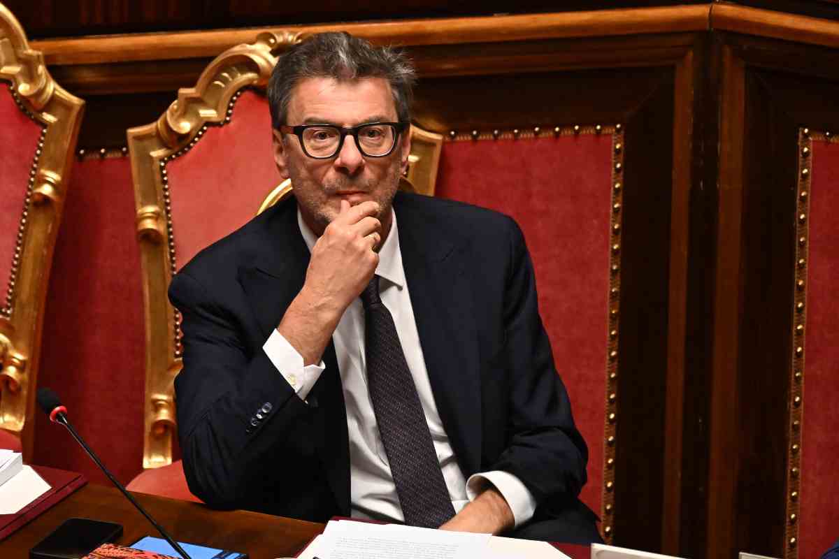 il ministro dell'Economia Giancarlo Giorgetti