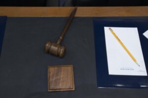 Martelletto di un tribunale