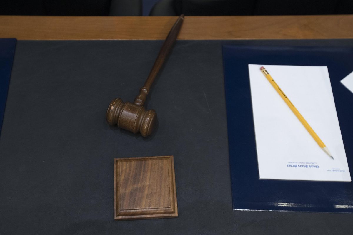 Martelletto di un tribunale