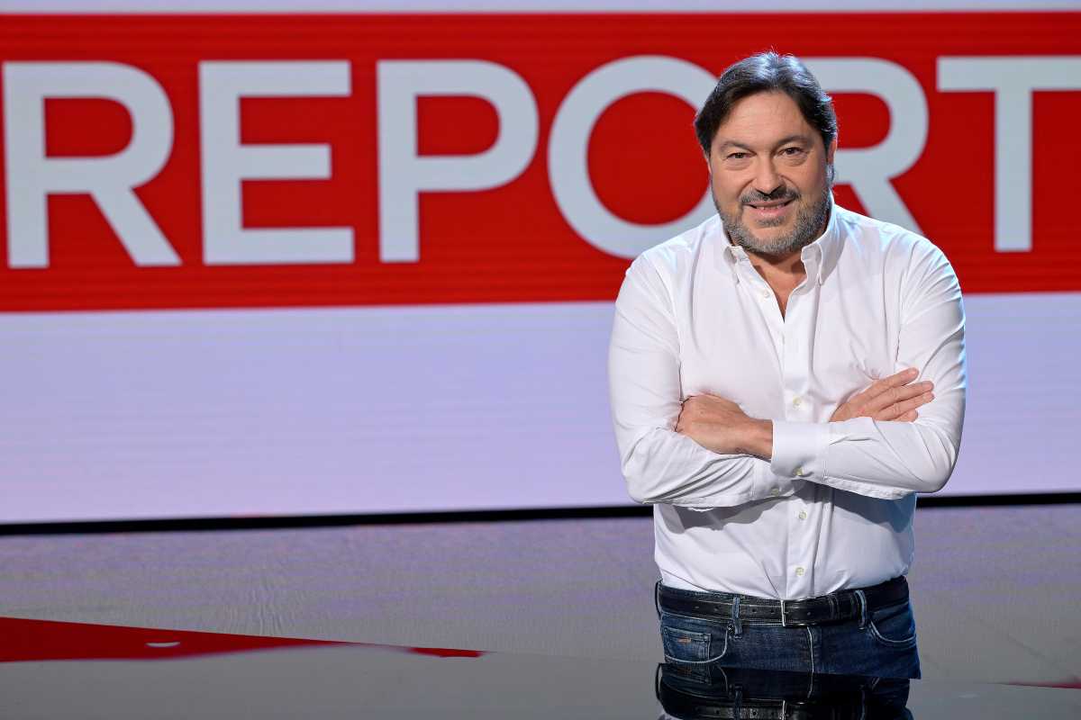 Sigfrido Ranucci nello studio di Report