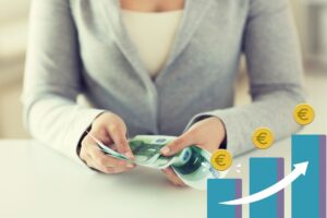 una persona conta le banconote