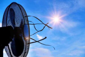 Ventilatore al sole