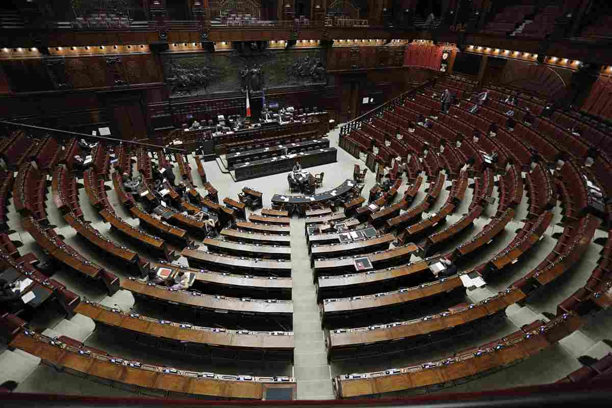 Foto panoramica della Camera dei Deputati