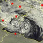 Un ciclone si avvicina minaccioso al Mediterraneo