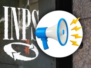 Inps e megafono squillante