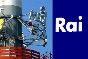 Loghi Rai e Mediaset