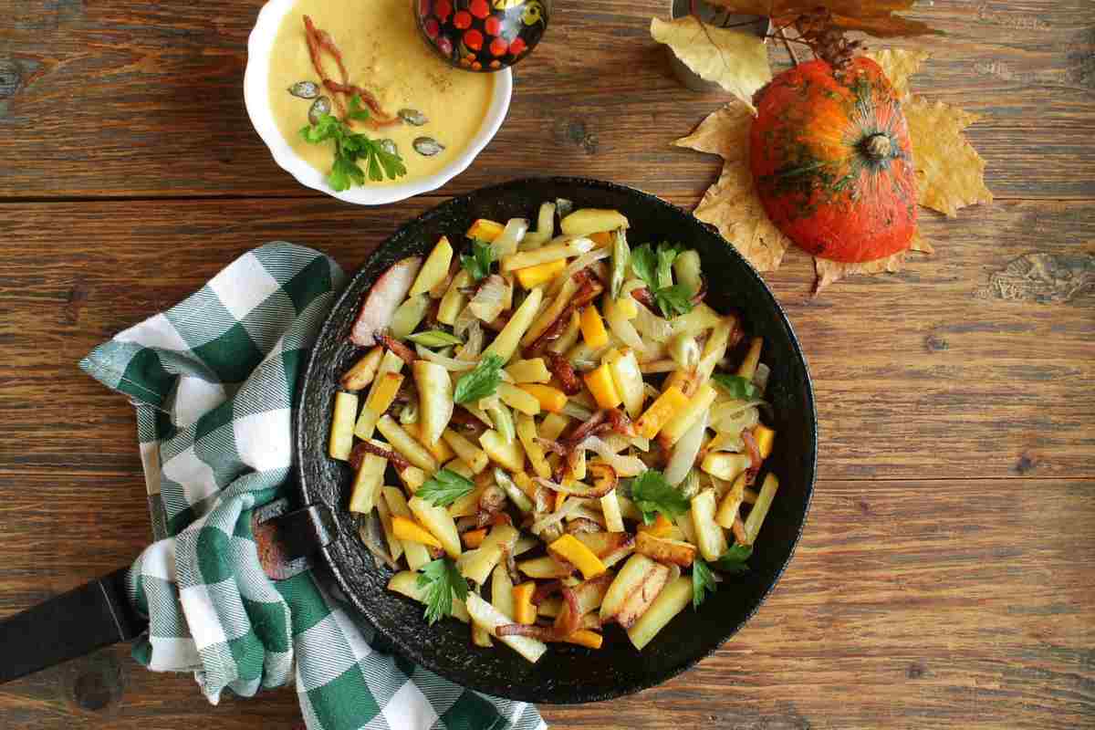 Zucca in padella