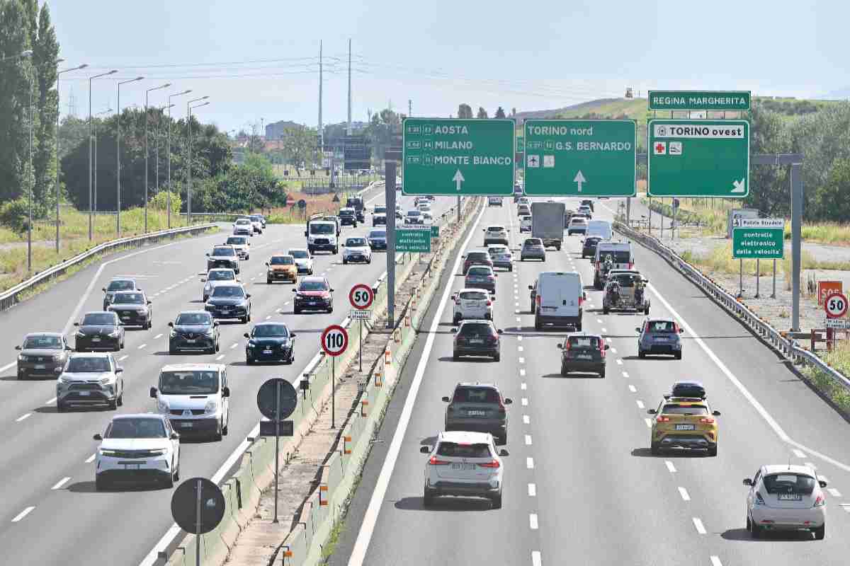traffico in autostrada