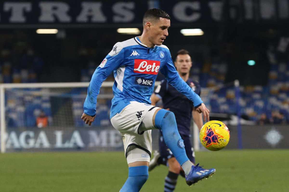 Jose Maria Callejon con la maglia del Napoli