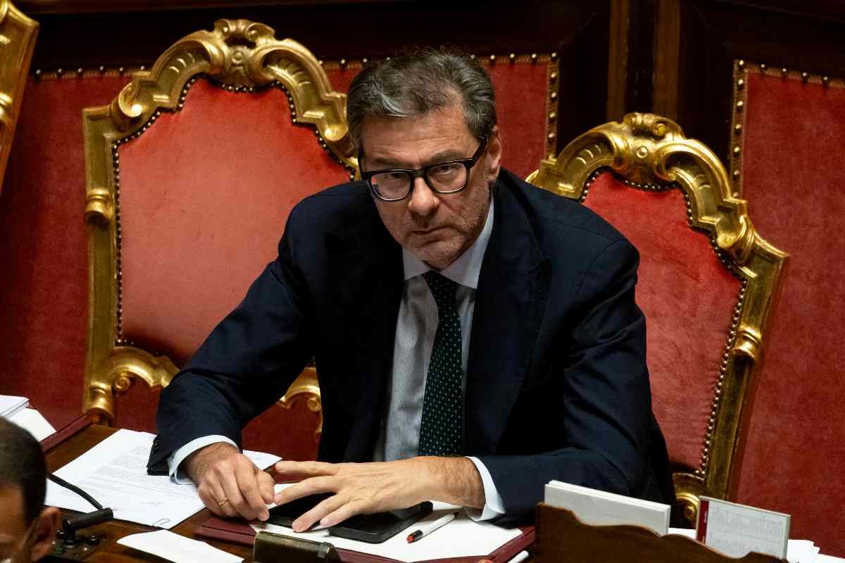 il ministro Giancarlo Giorgetti