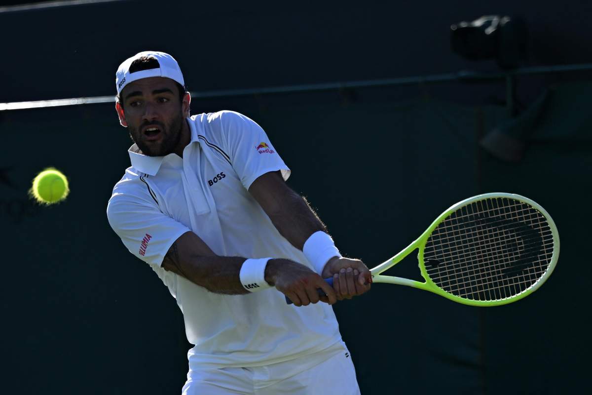 Berrettini in azione