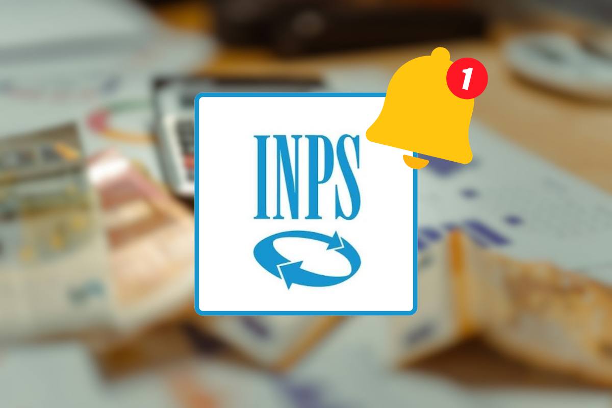 logo INPS con campanella di notifica
