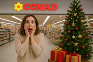 Supermercato Conad a Natale
