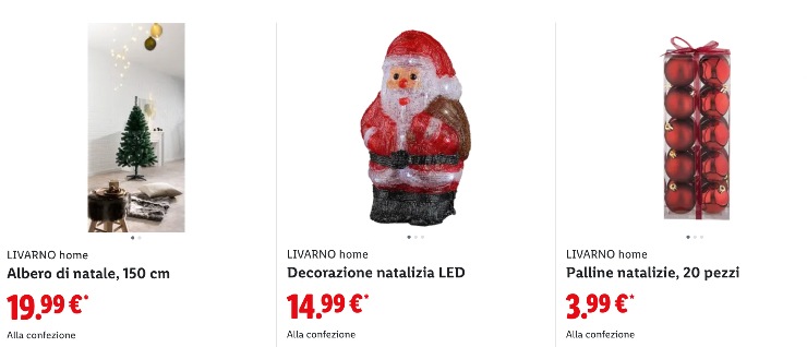 decorazioni natale lidl
