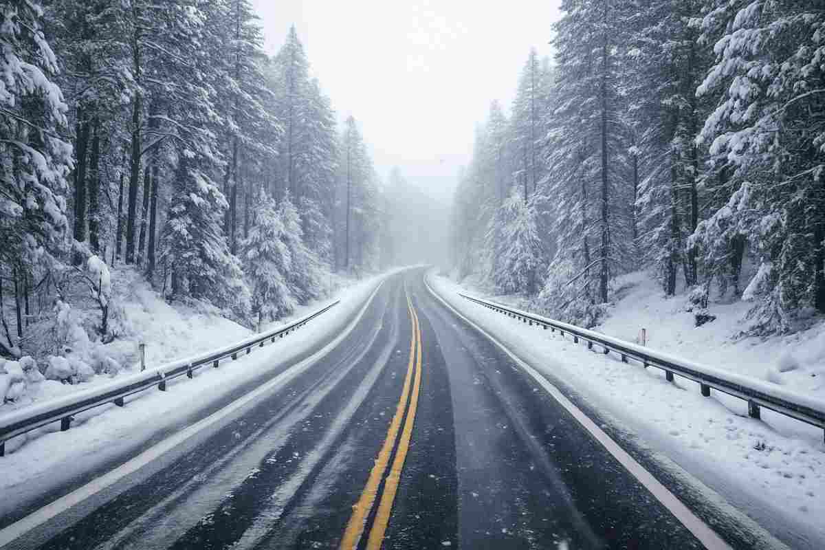 tre regioni del centro alle prese con la neve traffico in tilt nelle citt224